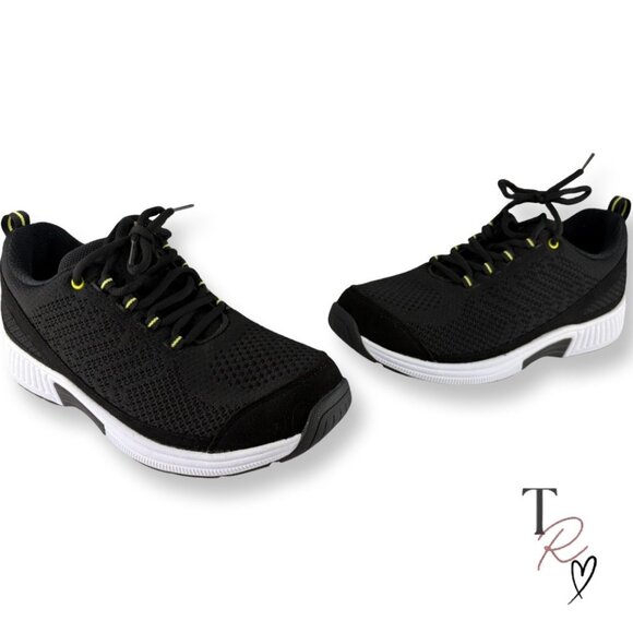 Orthofeet Coral New in Box Black Athletic Walking Shoes Women’s 10 Wide - Picture 1 of 12